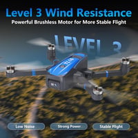 Toladrone TL16 4K kamera drón összecsukható quadcopter kék 3