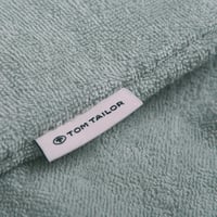Poncho de surf unisex TOM TAILOR, mărime S-M, 100% bumbac frotir, poncho de baie cu glugă și buzunare frontale, turcoaz (Fresh Sage) 4