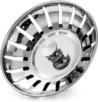 Tomario rozsdamentes mosogató szűrő 78mm ezüst 1