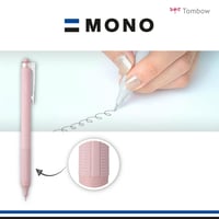 Guľôčkové pero Tombow MONO Graph Lite biele - precízny ihlový hrot, plynulé písanie, ergonomická úchopová časť [BC-MGLE45-R15] 3