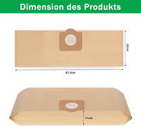 Set 10 saci aspirator Tomkity și 2 filtre pentru aspiratoare Karcher WD3, WD3P, MV3, MV3P 2