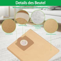 Set 10 saci aspirator Tomkity și 2 filtre pentru aspiratoare Karcher WD3, WD3P, MV3, MV3P 3