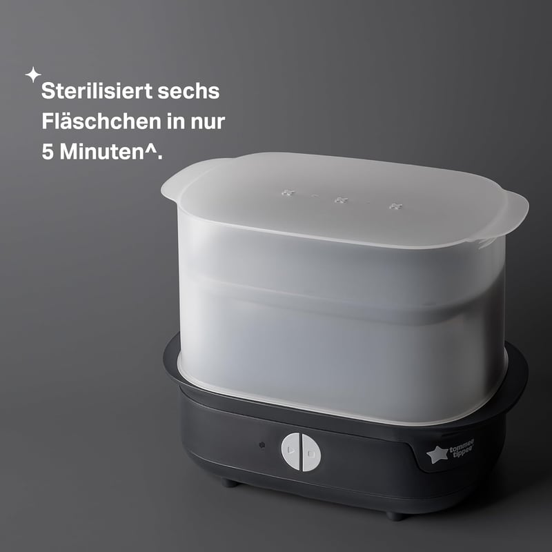 Tommee Tippee Advanced Super-Steam elektromos sterilizáló 6 üveghez, kémiai mentes