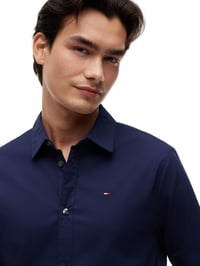 Košeľa Tommy Jeans Original Stretch - čierna - veľkosť M 3