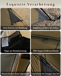 TOMOUNT 1 személyes ultralight sátor 4 évszakos vízálló kupola kemping sátor 5