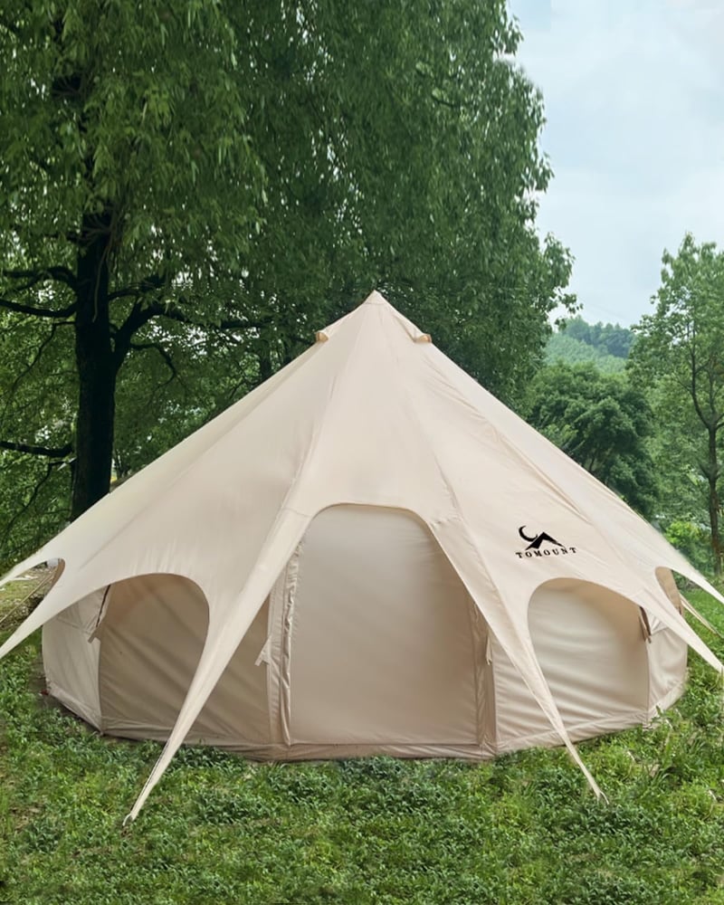 TOMOUNT 8 személyes tipi sátor vászon glamping családi kemping jurtazelt - Tarpaulin cover