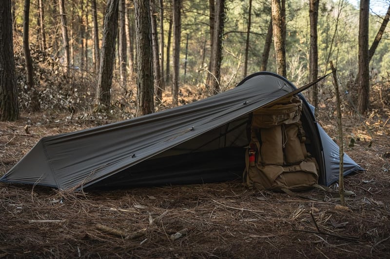 TOMOUNT Ultralight 1 személyes vízálló bivy sátor trekking kempingezéshez