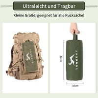 TOMOUNT ultralight alumínium kemping ágy, összecsukható hordozható kempingágy zöld - Green 2