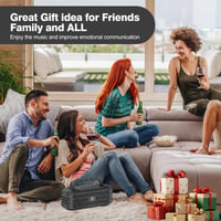 Prenosný Bluetooth reproduktor TOMPROAD 120W špičkový výkon (80W RMS), párovanie TWS, hlboké basy, Hi-Fi, vodoodolnosť IPX6, DSP boombox na vonkajšie použitie, čierny 9