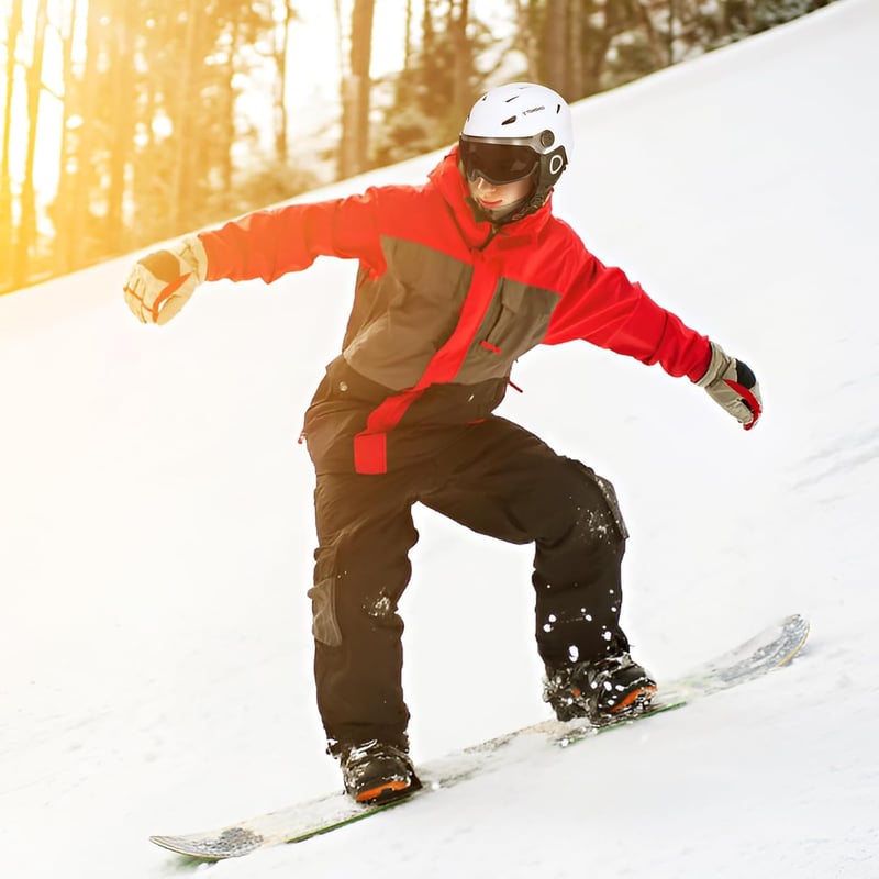 TOMSHOO Sísisak Snowboard Sisak Napszemüveggel Fülvédővel Szellőzőlyukakkal M-es méret