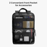 tomtoc 17.3" Laptop Hátizsák Üzleti Utazáshoz, Vízálló Számítógéptáska 30L 4