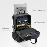 tomtoc 17.3" Laptop Hátizsák Üzleti Utazáshoz, Vízálló Számítógéptáska 30L 3