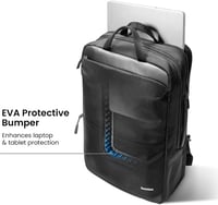 tomtoc 17.3" Laptop Hátizsák Üzleti Utazáshoz, Vízálló Számítógéptáska 30L 5
