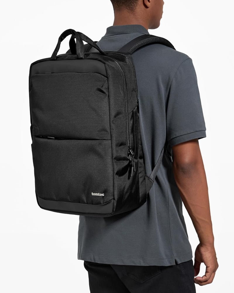 tomtoc 17.3" Laptop Hátizsák Üzleti Utazáshoz, Vízálló Számítógéptáska 30L