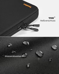 tomtoc 360 fok laptop táska tok 16 hüvelykes MacBook Pro, ASUS Vivobook 16 tartozék zsebbel sötétszürke 8