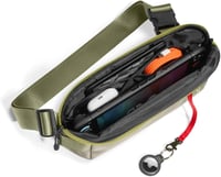 tomtoc Explorer-T21 férfi válltáska 3L, vízálló EDC crossbody táska iPad Mini 7-hez, olívazöld - S, Olive Green 3