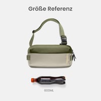 tomtoc Explorer-T21 férfi válltáska 3L, vízálló EDC crossbody táska iPad Mini 7-hez, olívazöld - S, Olive Green 6