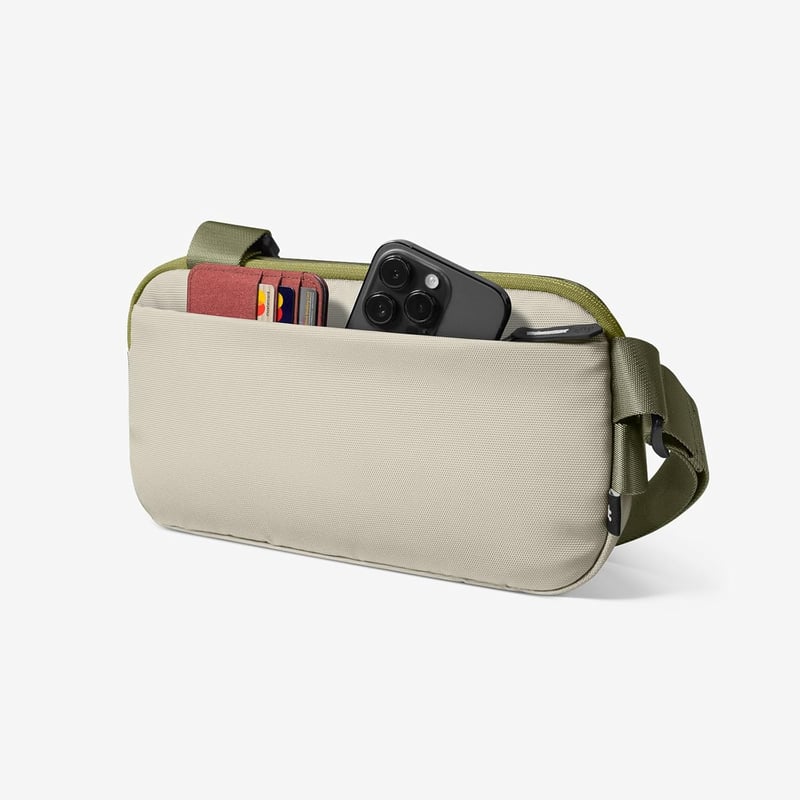 tomtoc Explorer-T21 férfi válltáska 3L, vízálló EDC crossbody táska iPad Mini 7-hez, olívazöld - S, Olive Green