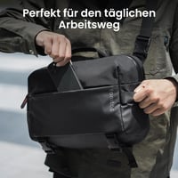 tomtoc Férfi Válltáska 13-14" Laptop MacBook Air M5/M4 Pro Max Fekete 7