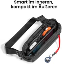 tomtoc Premium 3L Sling Bag férfi válltáska iPad mini 7 és Switch 2 kompatibilis 5