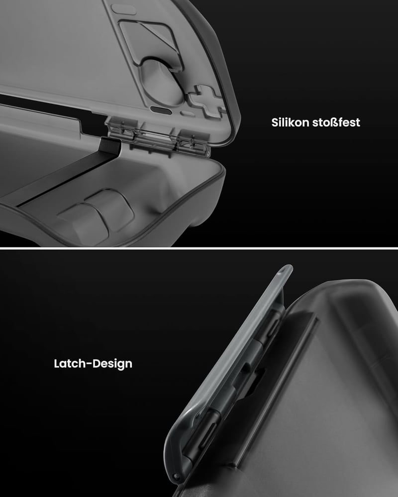 tomtoc Slim Armor Steam Deck/OLED tok, vékony védőtok töltőporttal