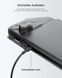 tomtoc Slim Armor Steam Deck/OLED tok, vékony védőtok töltőporttal 5