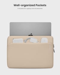 tomtoc Slim Laptop Sleeve 13" MacBook Air M5/M4/M3/M2/M1 vízálló tok 3