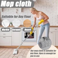Náhradné návleky na mop Tomuvpzn z mikrovlákna 8 ks, prateľné absorpčné návleky na mop, vhodné na väčšinu typov podláh, možno prať v práčke 5