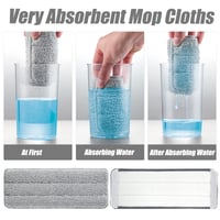 Náhradné návleky na mop Tomuvpzn z mikrovlákna 8 ks, prateľné absorpčné návleky na mop, vhodné na väčšinu typov podláh, možno prať v práčke 3
