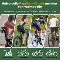 TONBUX Kerékpár Nyereg Gél Párnázással - Vízálló, Légáteresztő Unisex Bicikli Ülés Fényvisszaverővel - Országúti, Városi és MTB Kerékpárokho 6