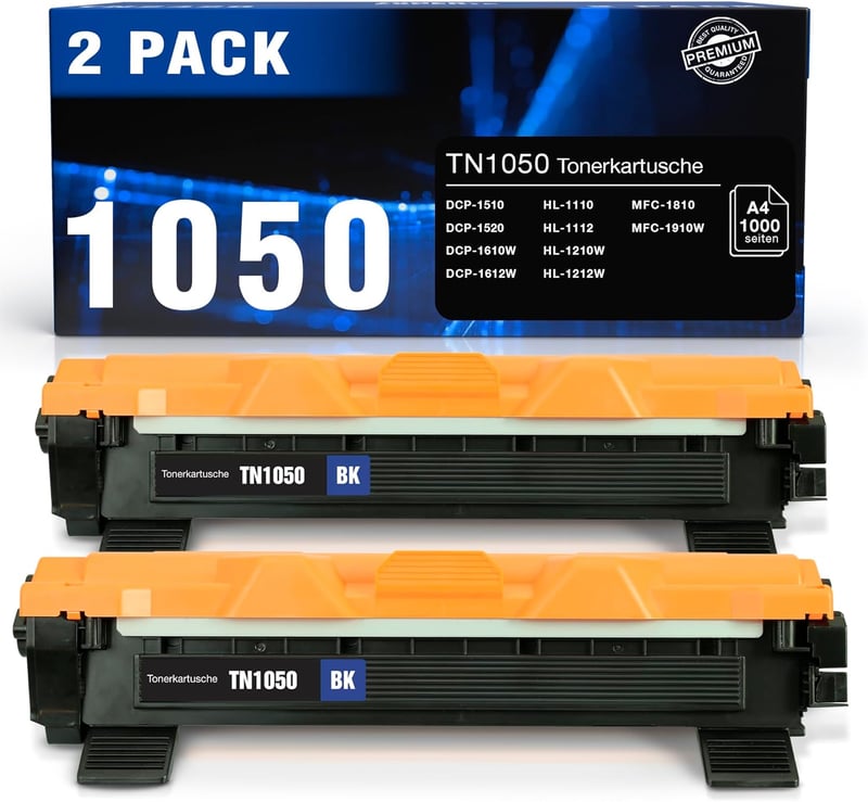 TONER EXPERTE TN1050 Brother tonerkazetta 2db DCP-1510 HL-1110 MFC-1810