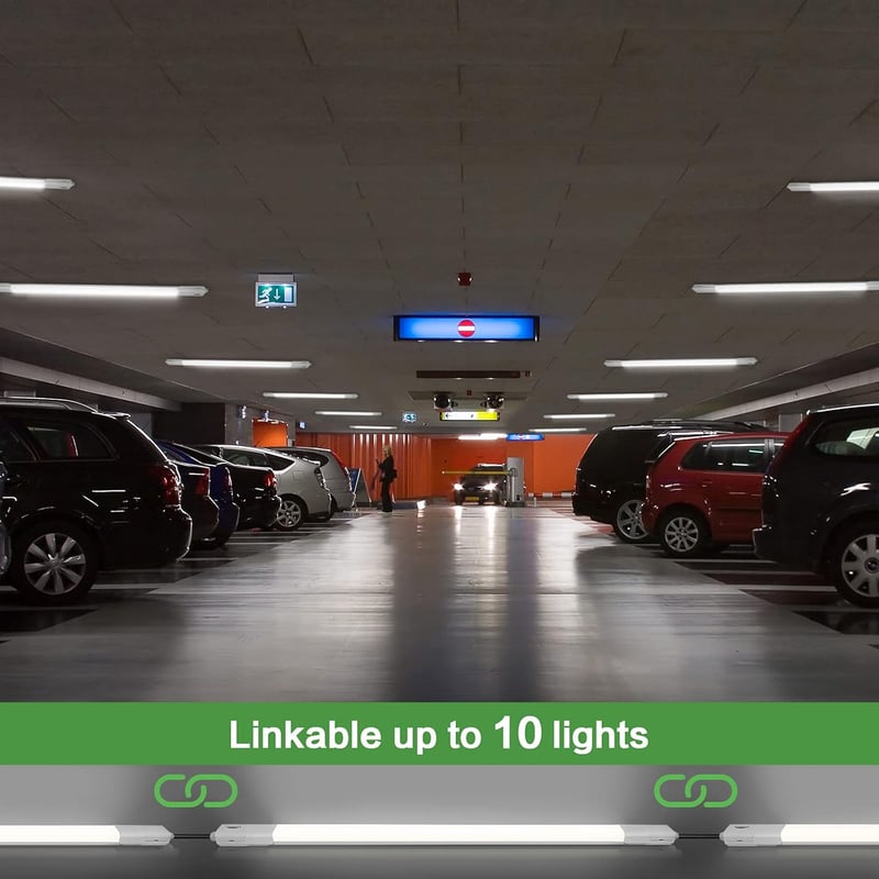 TONFFI LED Fürdőszobai Lámpa 115cm 36W IP65 Vízálló Semleges Fehér 4000K