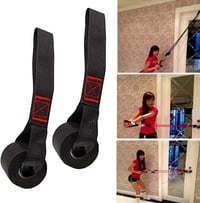 Tongdejing 2x Ajtóhorgony Fitness Sávokhoz, Ellenállásos Sávok és Terápiasávok Piros 4