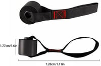 Tongdejing 2x Ajtóhorgony Fitness Sávokhoz, Ellenállásos Sávok és Terápiasávok Piros 2