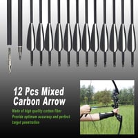 DD&Qarchery Recurve Íj 30-40 lbs Vadászati Készlet 12 Szénszálas Nyíllal Kezdőknek 6