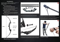 DD&Qarchery Recurve Íj 30-40 lbs Vadászati Készlet 12 Szénszálas Nyíllal Kezdőknek 8
