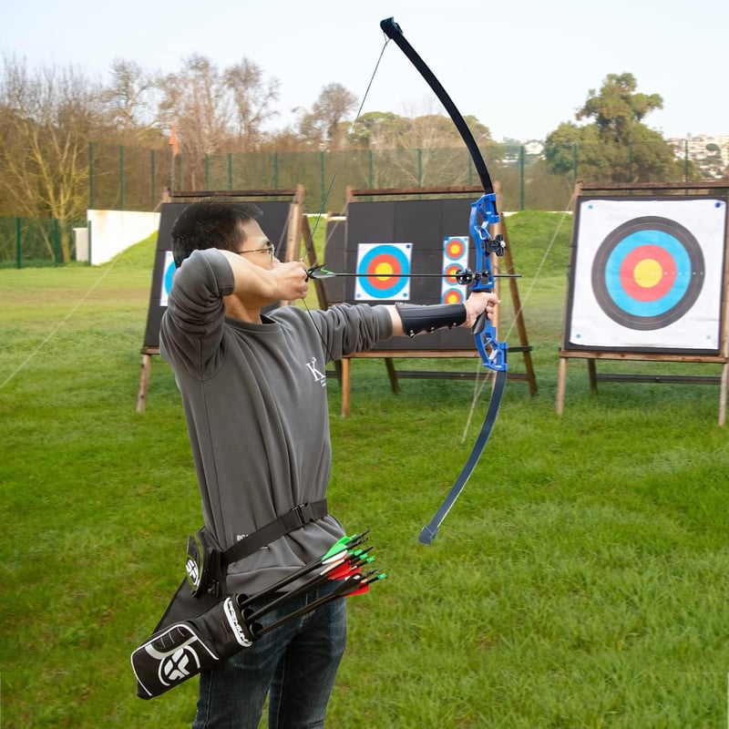 Tongtu Recurve Íj 30-40 lb Nyílakkal Kezdőknek és Felnőtteknek