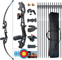 Tongtu Kuafu Set Takedown Recurve íj szett nyílakkal - fekete - 40 lbs 1