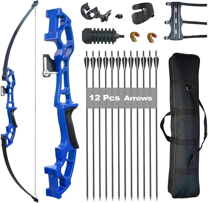 Tongtu Recurve Íj 30-40 lb Nyílakkal Kezdőknek és Felnőtteknek