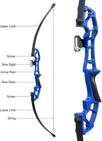 Tongtu Recurve Íj 30-40 lb Nyílakkal Kezdőknek és Felnőtteknek 3