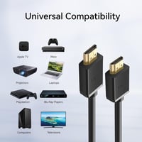 TONGVEO HDMI 2.0 kábel 4K 5m 60Hz 18Gbps PS5 PS4 Xbox Switch 2