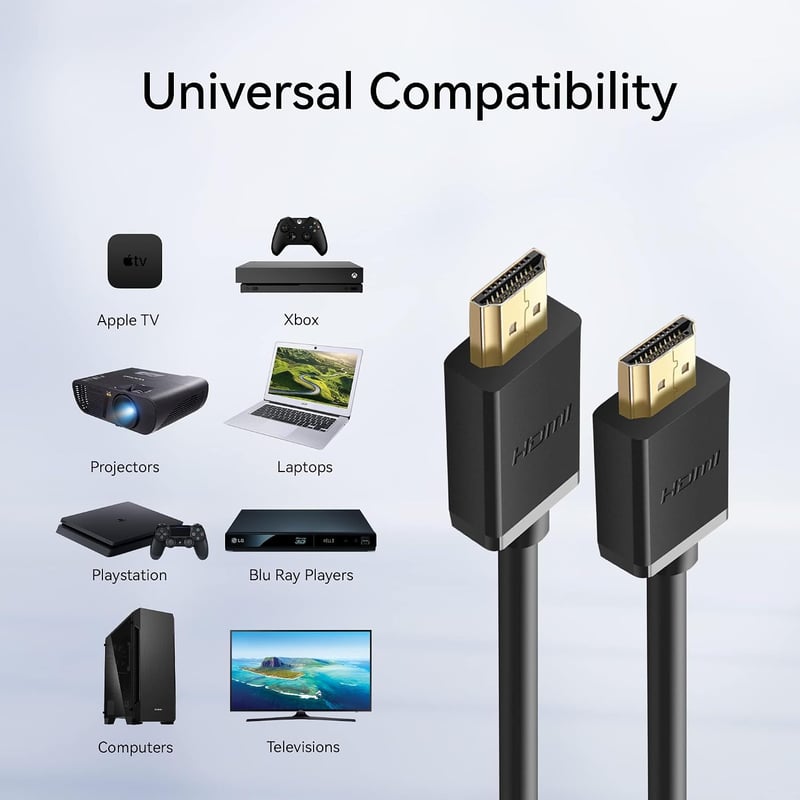 TONGVEO HDMI 2.0 kábel 4K 5m 60Hz 18Gbps PS5 PS4 Xbox Switch
