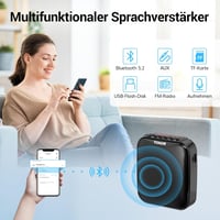 TONOR K11 Hordozható Hangosító Bluetooth Hangszóróval - Vezetékes Mikrofonnal, Újratölthető, Edzőknek, Idegenvezetőknek, Oktatóknak

AI: TON 6
