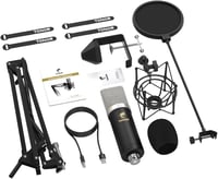 TONOR TC-2030 USB kondenzátor mikrofon – 192 kHz/24 bit – sokkálló karral 7