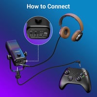 TONOR TCX3+ RGB kondenzátormikrofon Xboxhoz és capture kártyához csendes erősítésszabályzó egyérintéses némítás 200 cm kábel boomkar fekete 3