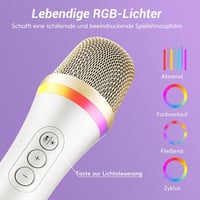 TONOR TD310+ Dinamikus USB/Type-C Mikrofon RGB Világítással - PC, PS4, PS5 Kompatibilis Gamer Mikrofon Karral Podcasthoz, Streameléshez, Fel 4