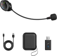 TONOR TGP1 Vezeték Nélküli Mikrofon Fejhallgatókhoz - Zajszűrős, Mágneses, USB Tölthető - PS4/PS5/PC Kompatibilis Gamer Boom Mikrofon 1
