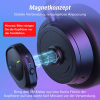 TONOR TGP1 Vezeték Nélküli Mikrofon Fejhallgatókhoz - Zajszűrős, Mágneses, USB Tölthető - PS4/PS5/PC Kompatibilis Gamer Boom Mikrofon 3