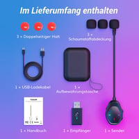 TONOR TGP1 Vezeték Nélküli Mikrofon Fejhallgatókhoz - Zajszűrős, Mágneses, USB Tölthető - PS4/PS5/PC Kompatibilis Gamer Boom Mikrofon 6