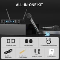 TONOR TW550 Vezeték USB-C töltőkábel, kétvégű, 2db Mikrofon, 2 Mikrofonnal – szettből — vevőegység nélkül (állapot: lásd a 2. képet) 13